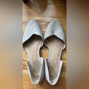 Beige flats